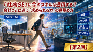 社内SEに今のスキルは通用する?会社ごとに違う「求められる力」の見極め方【第2回】